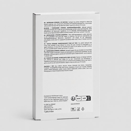 Anti-Fatigue Hydrogel Eye Patches